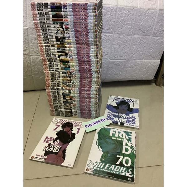 หนังสือการ์ตูนมังงะ/Bleach เทพมรณะ/TITE KUBO/บางเล่มปกนอกมีตำหนิ/1,2,4,5,7-11,13,16-44,46-48,52,54,57-60,62-65,70,71