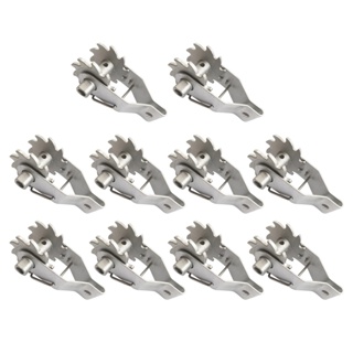 10pcs Garden Aluminum Alloy Repair Ratchet Heavy Duty Farm For Wire Vineyard Fence Tensioner