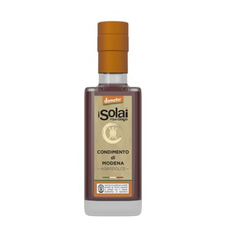 I Solai Sweet-Sour Balsamic Condiment of Modena I.G.P. BIO Demeter อิโซไล น้ำส้มสายชูเปรี้ยว-หวาน เดเมเทอร์ - 250ml