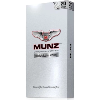 Munz ผลิตภัณฑ์เสริมอาหาร (กล่องทอง/กล่องเงิน) ของแท้ 100% [20 เม็ด]