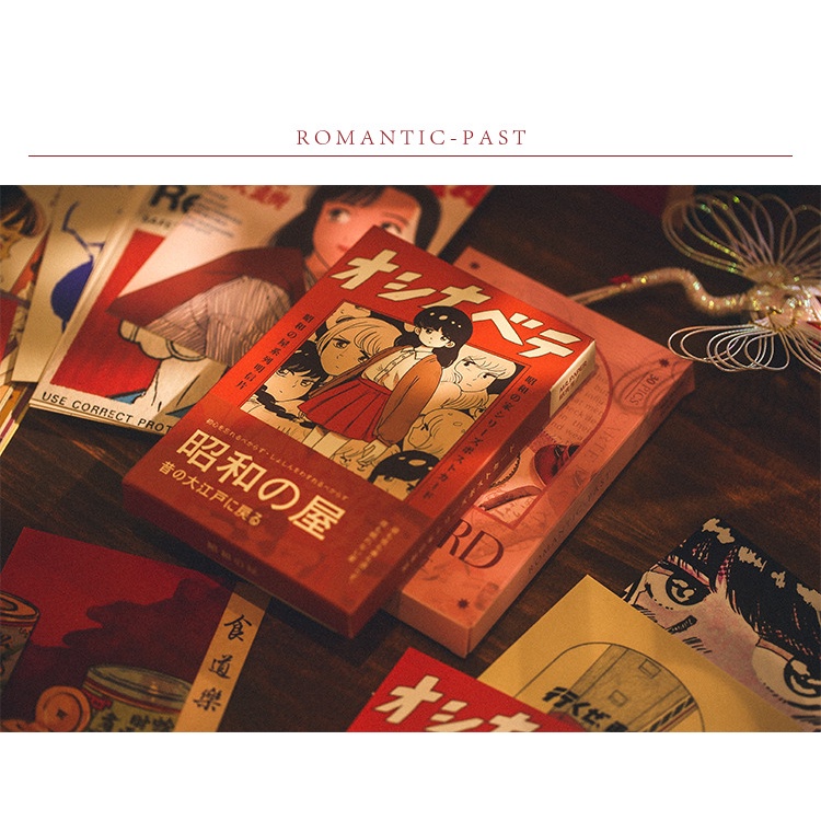 พร้อมส่ง 30ชิ้น/1ชุด 昭和之屋 Retro JAPAN VINTAGE POSTER OLD TIME Postcard วอลเปเปอร์กระดาษการ์ด