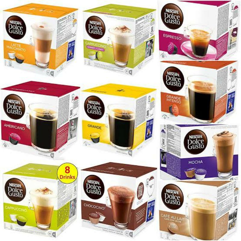 Nescafe Dolce Gusto Capsules Shopee Thailand