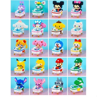 เลโก้นาโนไซส์ M - UBP P 1101 - 1120 - Shower Set (Disney Totoro Sanrio Sailor Moon Pokemon Doraemon)