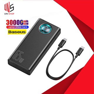 Baseus Power Bank notebook 65W PD + QC3.0 ความจุ 30000mAh แบตสำรอง 65W Laptop PowerBank