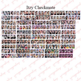 [พร้อมส่ง] Itzy CHECKMATE รองเท้าผ้าใบ ISJI PHOTOCARD FAN MADE UNOFFICIAL YANGPASHOP RYUJIN Moslem YUNA