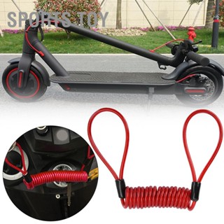 Sports Toy Red Plastic Anti Theft Disc Brake Lock Reminder Cable for Xiaomi Mijia M365 Electric Scooter