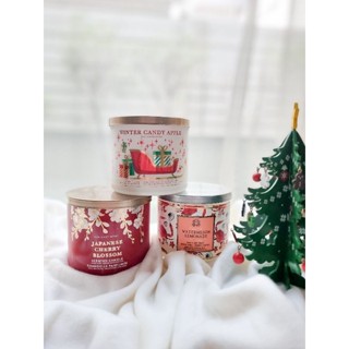 💥 ของแท้ 100% Bath &amp; Body Works 3-Wick Candle เทียนหอม ไซส์ใหญ่ กลิ่นหอมมาก