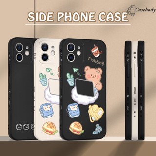 เคสซิลิโคน ลายหมีน่ารัก สําหรับ iPhone 11 iPhone XR X XS iPhone 11 XS Pro Max iPhone 7 8 6 6S SE Plus TPA *K049