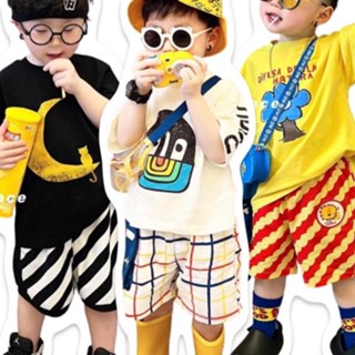 Korea Boy Collection ชุดเซ็ตสีสันสดใส สไตล์เด็กสายเกา(STREET157)