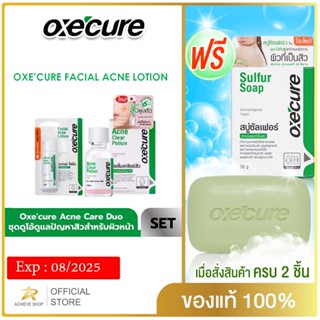 Oxecure Acne Care Duo ชุดดูโอ้ดูแลปัญหาสิวสำหรับผิวหน้า Acne Clear Potion 15ml + Facial Acne Lotion240 10ml