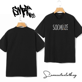 เสื้อยืด พิมพ์ลาย Samarata SOCIALIZE DISTRO