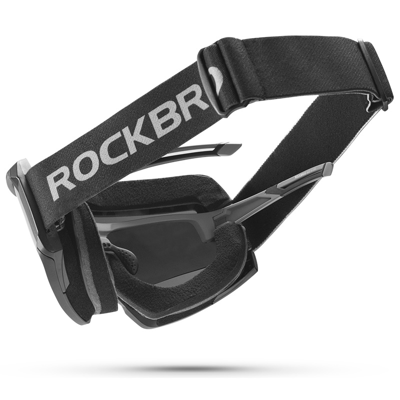 【TH Delivery】ROCKBROS แว่นตาสกี สองชั้น ป้องกันหมอก สโนว์บอร์ด แว่นตา UV400 แว่นตากันลม กีฬากลางแจ้ง สกี ตา — صورة 6