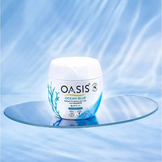 โอเอซิส เจลหอมปรับอากาศ สูตรไล่ยุง กลิ่น โอเชี่ยน บลู 180 กรัม OASIS MOSQUITO REPELLENT GEL OCEAN BLUE 180g