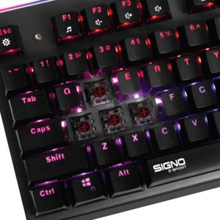 คีย์บอร์ดเกมมิ่ง Signo Gaming Keyboard Mechanical RGB Trooper KB-771