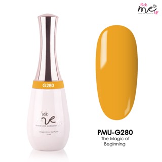 สีเจลทาเล็บ Pick Me Up G280 The Magic of Beginning 15ml.