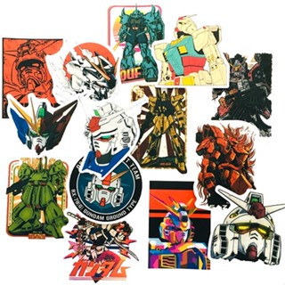 พร้อมส่ง New Gundam กันดั้ม 高達 Bandai Namco สติกเกอร์กันน้ำรูปแบบที่แตกต่างกัน 50ชิ้น anime Japan