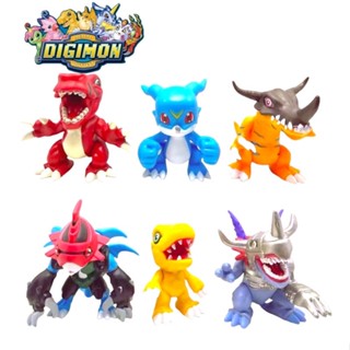 โมเดล Digimon ดิจิมอล ** ยกชุด 6 ตัว **