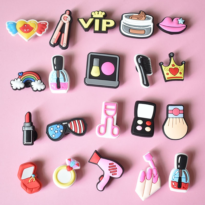 Croc Jibz Pins ใหม่ กระดุมแฟชั่น หลากสีสัน สําหรับรองเท้า DIY