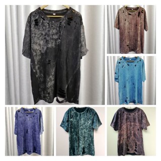 เสื้อยืดผ้าฟอก-ผ้าสโนว์เนื้อผ้านุ่มเด้งใส่สบายแบบตัดขาด-ไม่ขาด