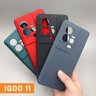 Vivo IQOO 11 IQOO11 เคสแข็ง PC ด้านหลังทราย บาง เคสโทรศัพท์