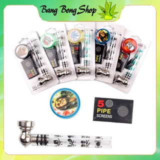 🚚พร้อมส่ง🚚 ไปร์ อุปกรณ์สายเขียว Top puff Toppuff บ้องสีทอง บ้องกัญ ชุด 3 ใน 1ไปร์  mini Bong Pipe ขนาดพกพาสะดวกเท่ๆ