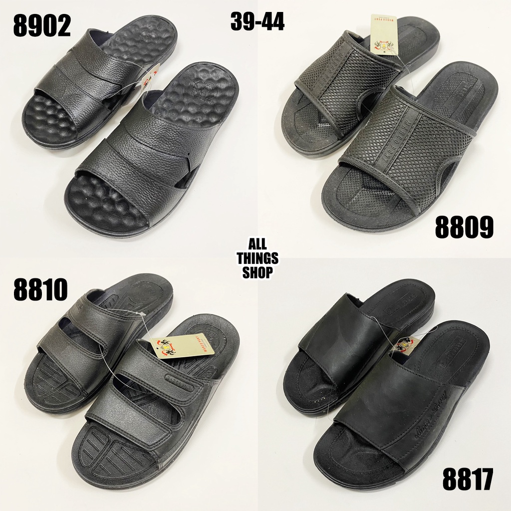 รองเท้าแตะแบบสวม ไม่หนัก สวมใส่สบาย กันลื่น รองเท้าแตะผู้ชาย รุ่น MP8809 8810 8817 8902