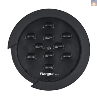 [MSTH] Flanger FS-08 ฝาครอบช่องเสียงกีตาร์ สีดํา สําหรับกีตาร์อะคูสติก EQ