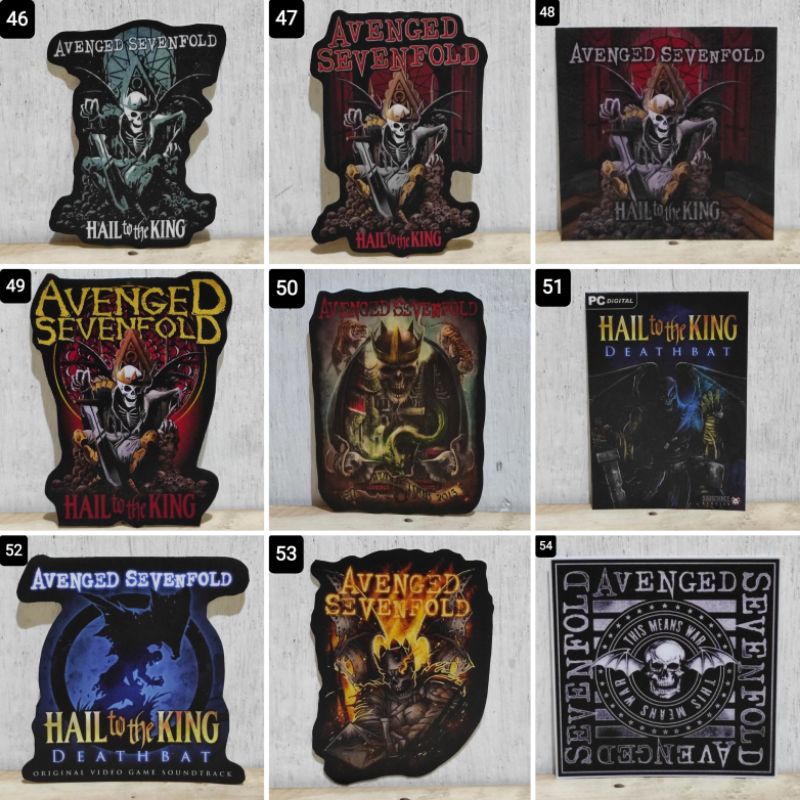 AVENGED SEVENFOLD A7x สติ๊กเกอร์ (วัสดุไวนิล) ส่วน 2