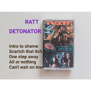 □มือ2 RATT เทปเพลง□ อัลบั้ม DETONATOR (peacock - แนว rock) .