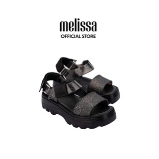 MELISSA KICK OFF SANDAL รุ่น 33888 รองเท้าส้นแบน สี BLACK/GLITTER BLACK