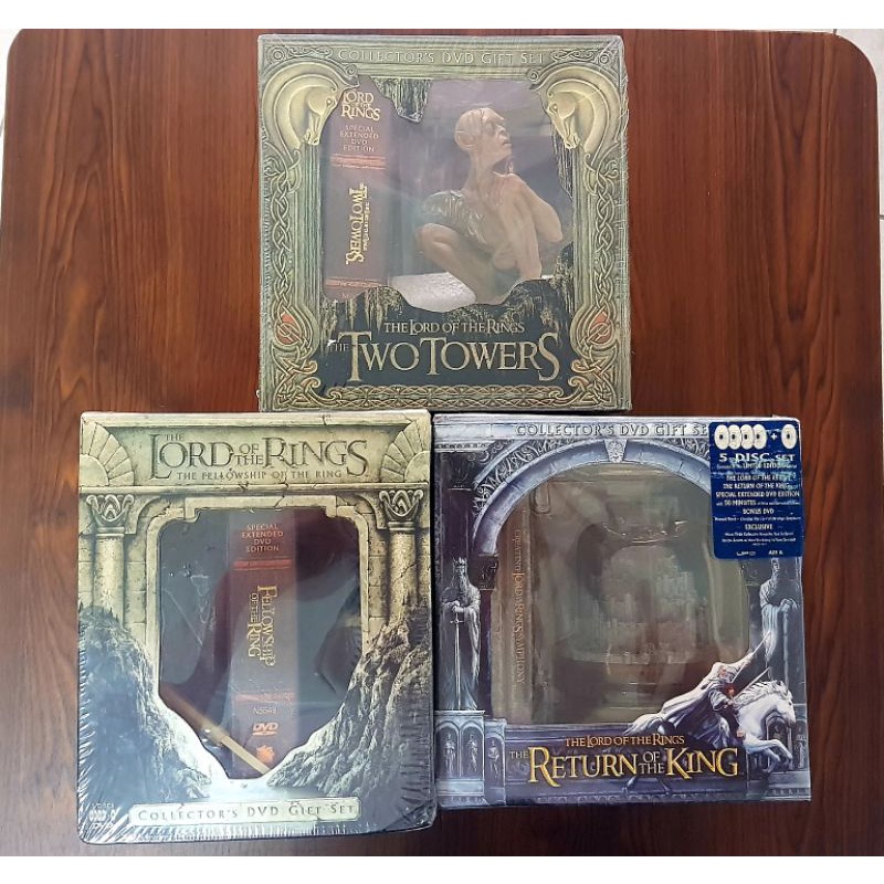 [DVD] Boxset The Lord of the Rings Trilogy ไตรภาค 3 Box + หุ่นโมเดล IMPORTED