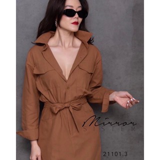 SHeRyN SHiRT DReSS•• เดรสเชิ้ตดีไซน์เท่ห์ เบสิคสไตล์