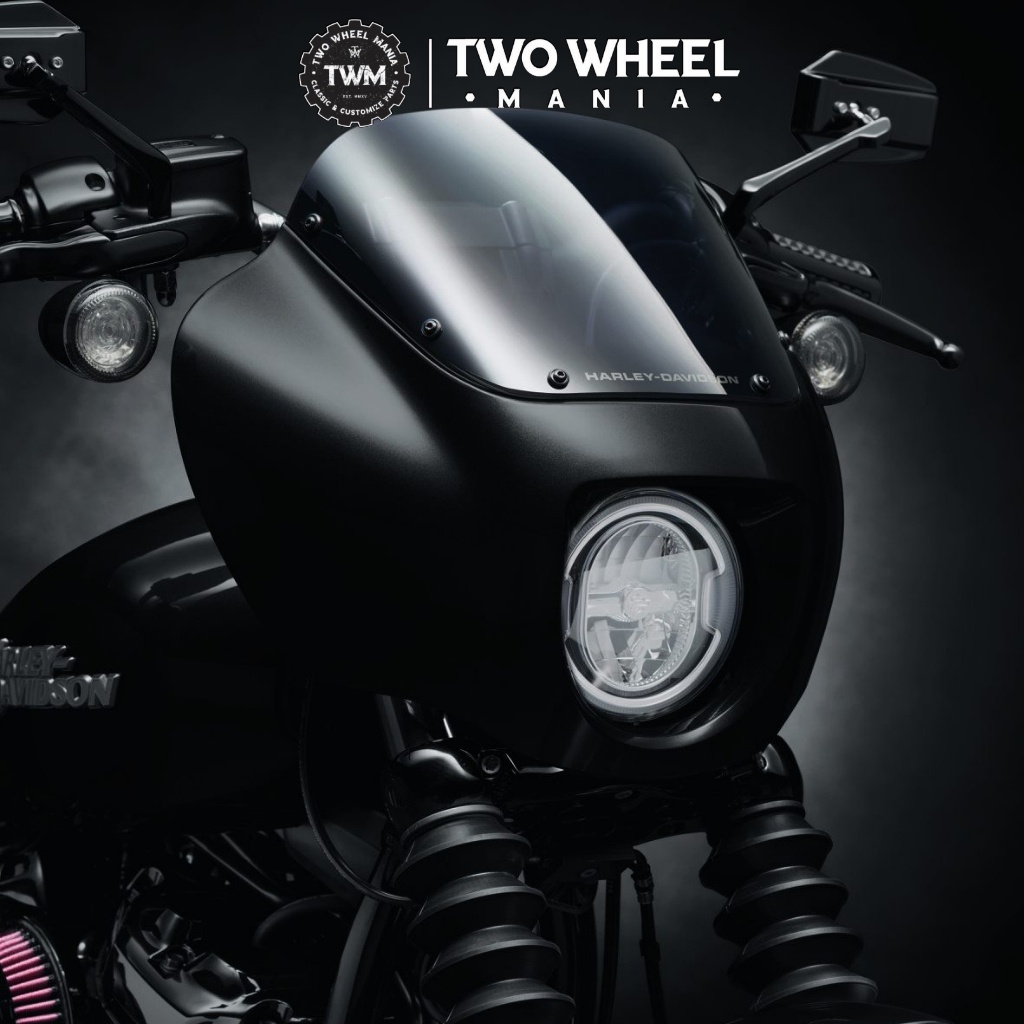 โม่งกันลม ชิลกันลม : Softail M8 Quarter Fairing : Harley Davidson Sportster ,Softail (ขนาดไฟหน้าไม่เกิน 6