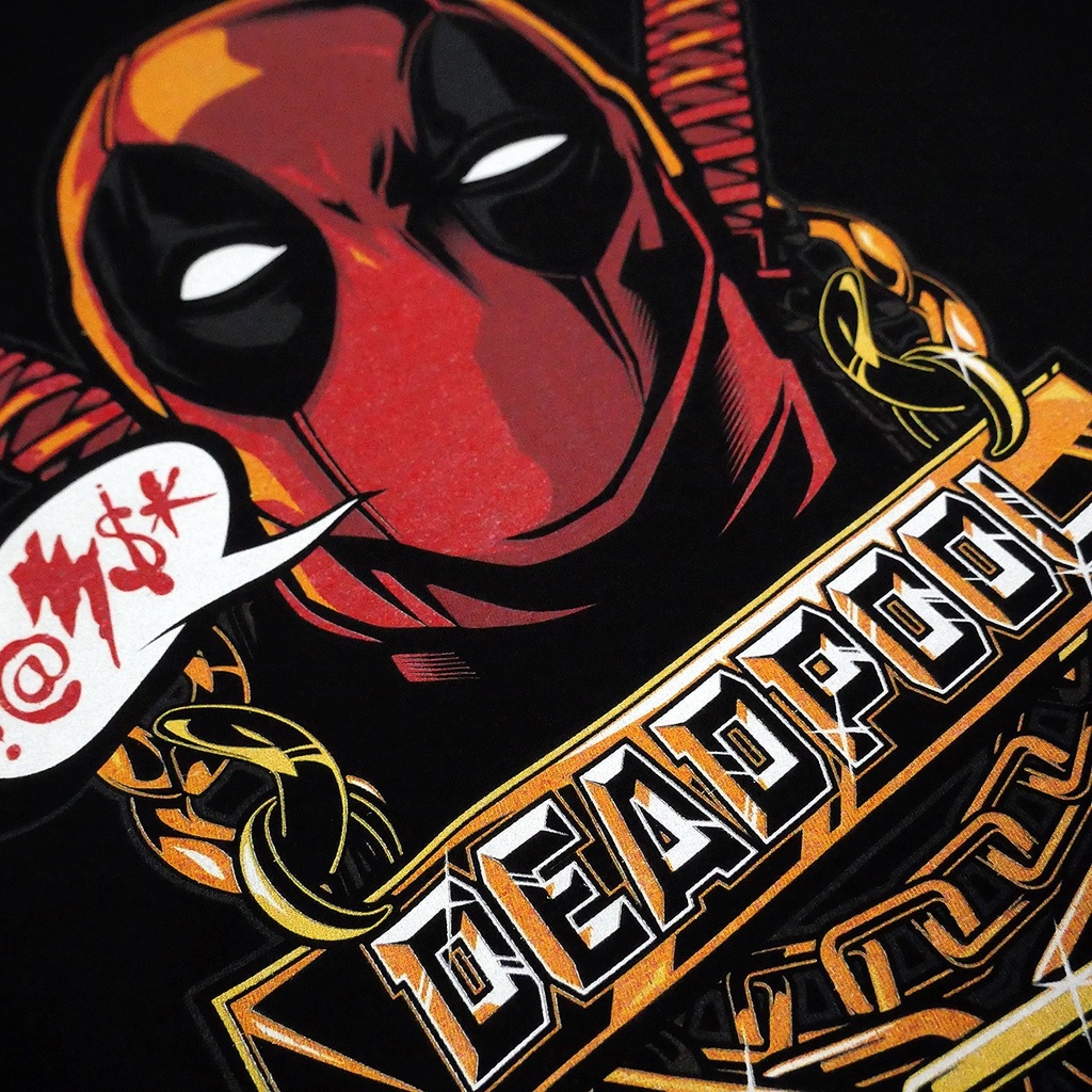 Power 7 Shop เสื้อยืดการ์ตูน มาร์เวล เสื้อยืด DEADPOOL ลิขสิทธ์แท้ MARVEL COMICS T-SHIRTS (MVX-318) — صورة 7