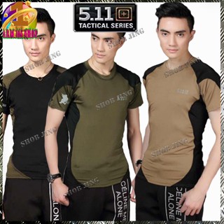 เสื้อยืดคอกลมแขนสั้น-ยาว เสื้อยืดคอกลม5.11 Tactical T-shirts ไม่ยืด ไม่ย้วย ไม่ต้องรีด เสื้อยืดใส่สบายใส่ได้ทั้งชาย-หญิง