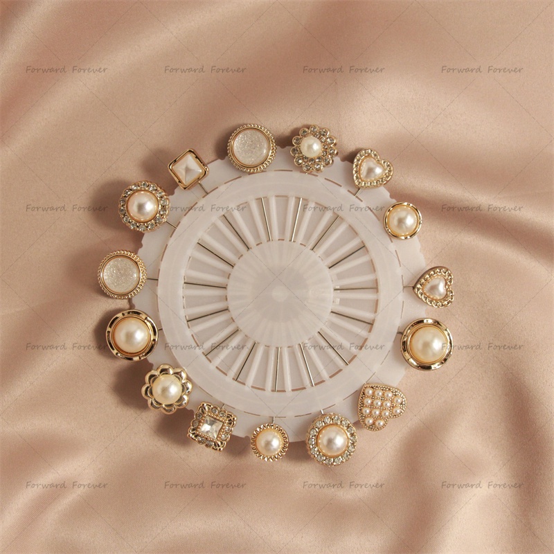 15 ชิ้น Vintage Pearl Long Pin เข็มกลัดสําหรับผู้หญิงมุสลิมอุปกรณ์เสริม