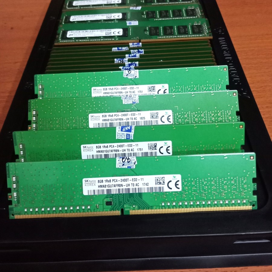 ECC UDIMM/ 8GB DDR4 PC4-2400T/19200MHZ SERVER RAM / สําหรับ XEON E3/E-2 DELL T40/R240/HP GEN9/GEN10