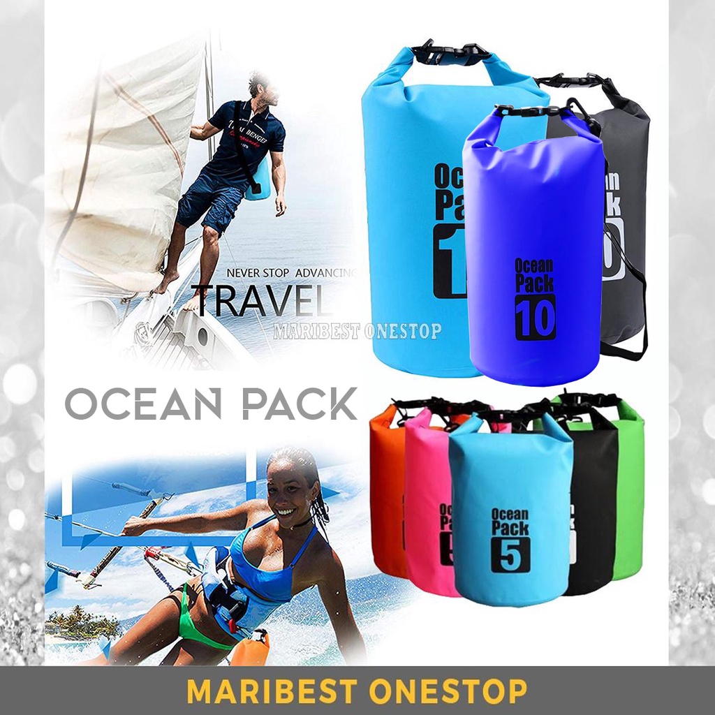 5L 10L Ocean Pack กระเป๋ากันน้ํากลางแจ้งแห้ง