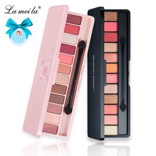 yanim6789 อายแชโดว์สีสิบสีซากุระอายแชโดว์ Eye Shadow Kit Pearly Matte Durable Color 10 สี Cos143-147