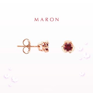 [New Item] MARON - Shooting Stars Stud Earrings Ruby ต่างหูเสริมดวง พลอยทับทิมแท้