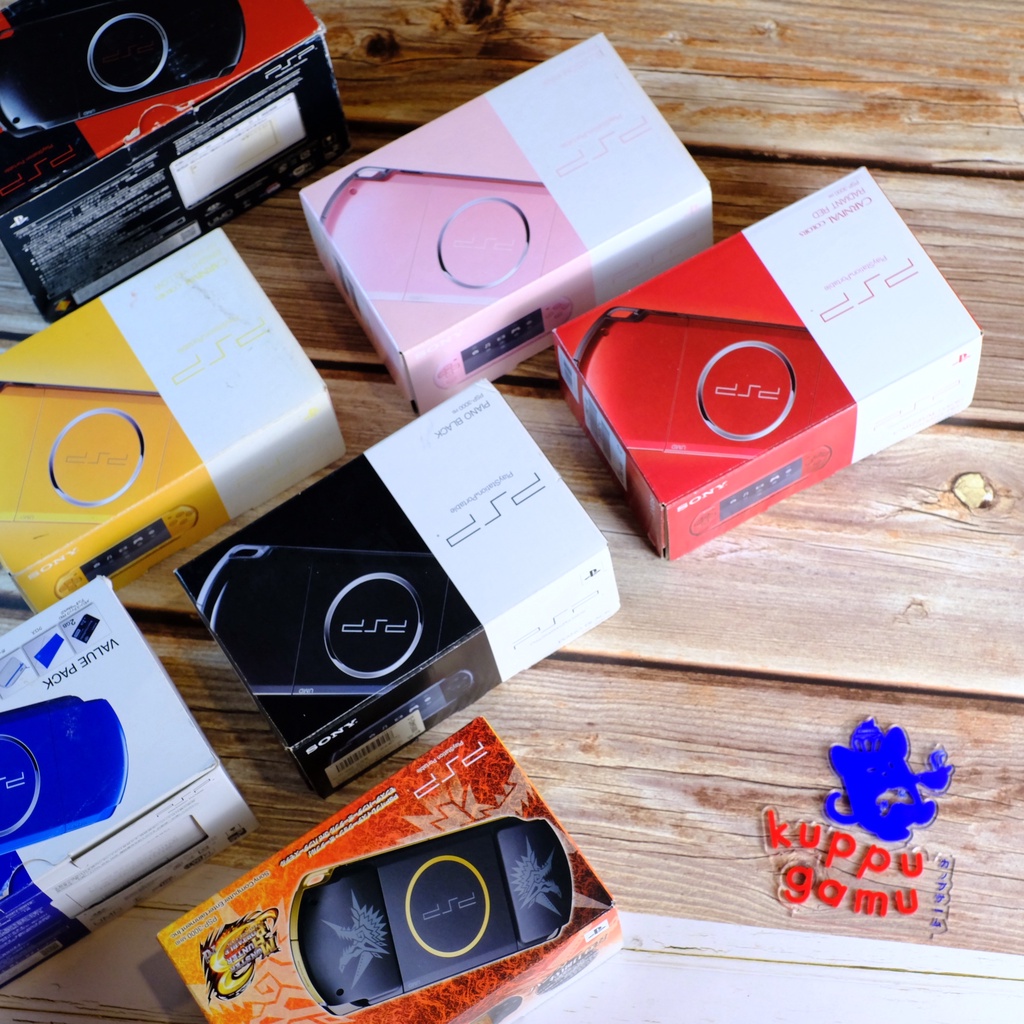 [มีกล่อง] PSP 2000 3000 1000 มือสอง พร้อมเล่น พร้อมเมมแท้ Playstation Portable