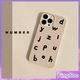 PingCoo - Candy Case For iPhone 14 13 12 11 Plus Pro Max XR TPU Soft Glossy Khaki Case Creative Words Camera Protection Shockproof Back Cover