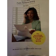 9781259060373 PUBLIC RELATIONS WRITING: THE ESSENTIALS OF STYLE AND FORMAT (IE)