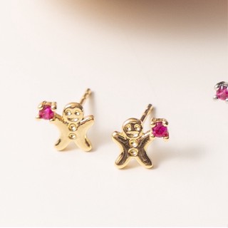 Little gingerbread man earring (Xmas22 Collection)