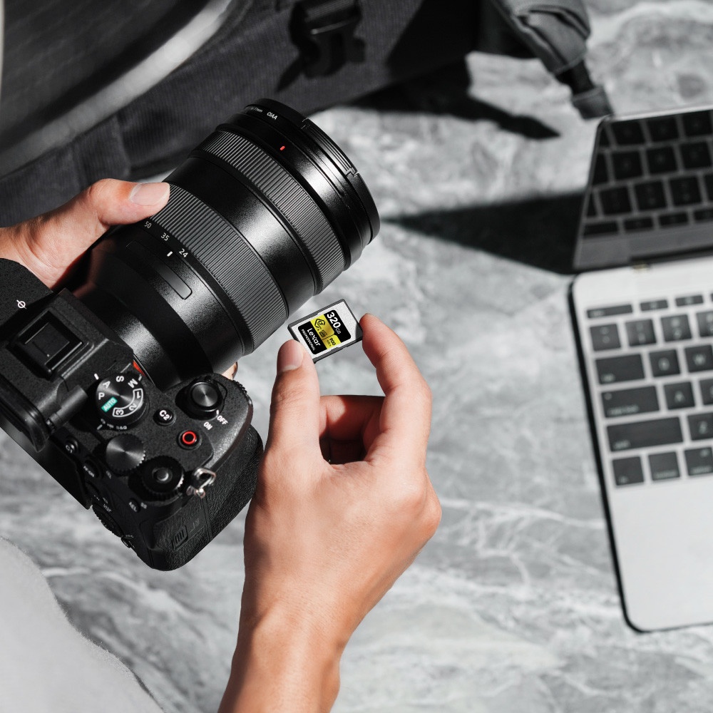 การ์ดหน่วยความจำ ซีเอฟเอ็กเพรสการ์ด LEXAR CFEXPRESS TYPE A 160GB VPG400 RAW 8K RW900/800MB/S (LCAGOLD160G) FOR SONY_6