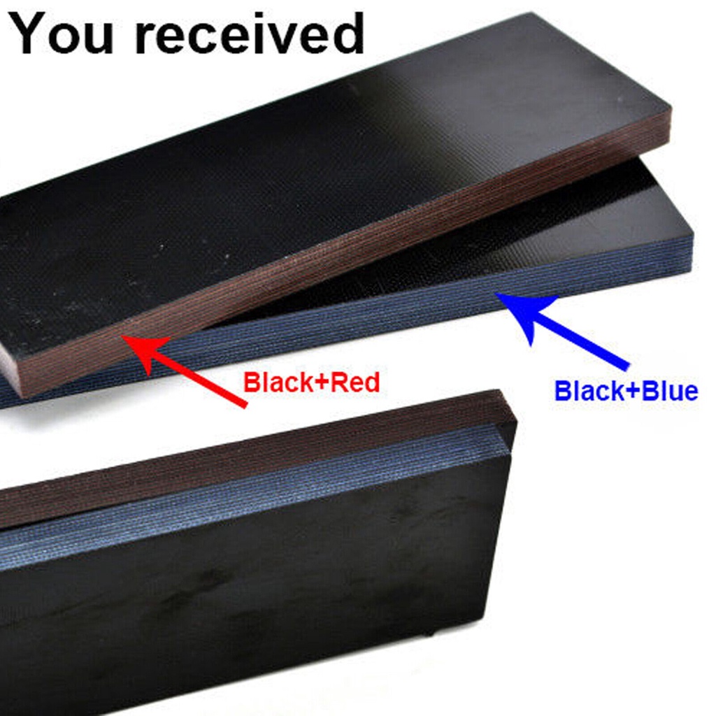 1 ชิ้น G10 วัสดุจับสําหรับ DIY มีดเครื่องชั่งน้ําหนักจับแผ่นทําช่องว่าง 120x40x6 มม. - รูปที่ 2