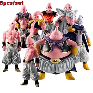 ชุดโมเดลฟิกเกอร์ Dragon Ball ZERO Majin Buu Action Figure DBZ Super Saiyan PVC ของเล่นสําหรับเด็ก 8 ชิ้น ต่อชุด