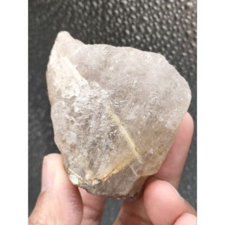 ✨ ไหมทอง ก้อนดิบธรรมชาติ แหล่ง อัฟริกา( Golden Rutite Quartz ) 193 กรัม