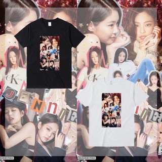 เสื้อยืดแฟชั่น BRON PINK BLink T Shirt Lisa | Jennie | Rose | Jisoo Graphic Tee/T-shirt