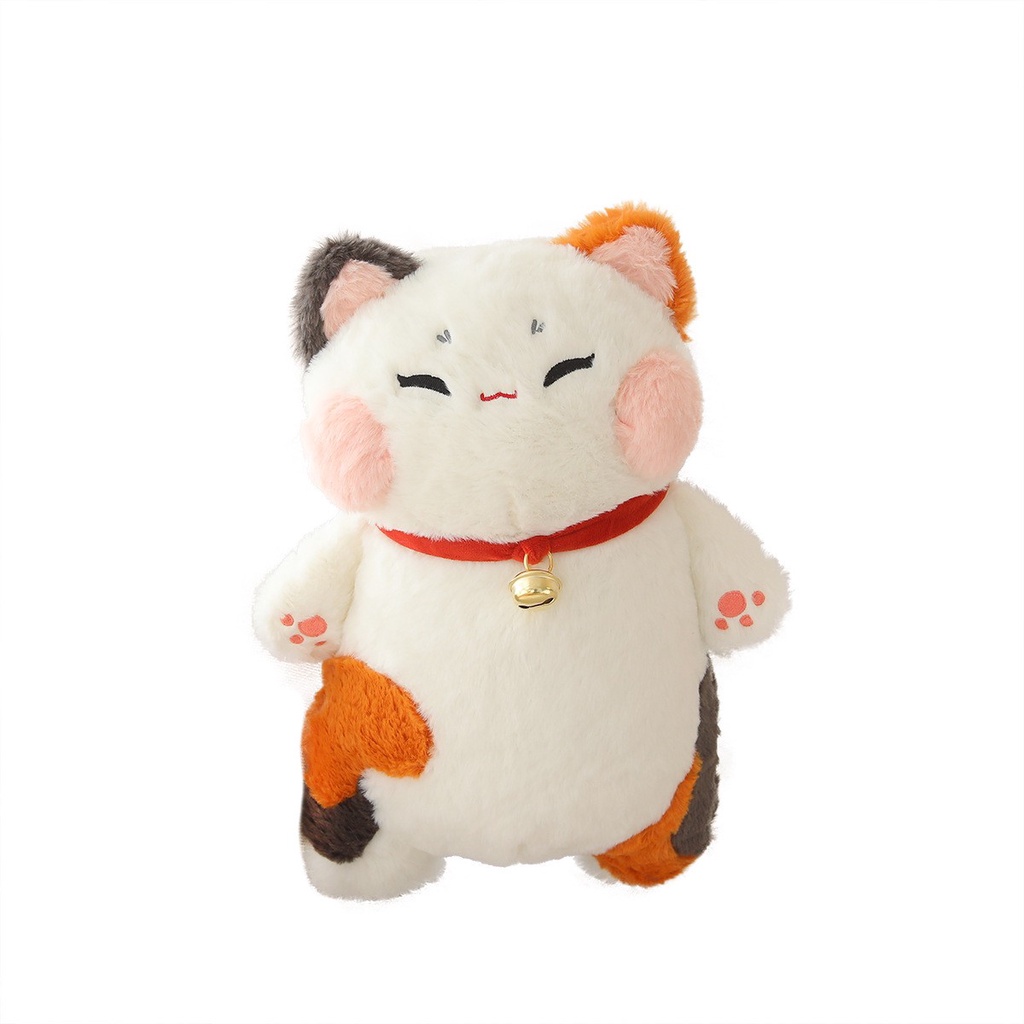 พร้อมส่ง  ตุ๊กตา ตุ๊กตาแมว ตุ๊กตาแมวญี่ปุ่น แมวสามสี แมวส้ม ของขวัญวันเกิด ทาสแมว cat doll 23033 ราคา ถูกที่สุด ดีลบีเคเค แกลเลอรีภาพที่ 4